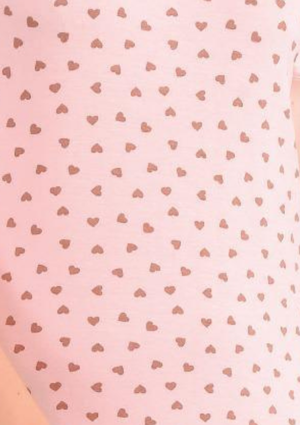Koszula Nocna Sweet Hearts, Różowy, r. M - 3XL