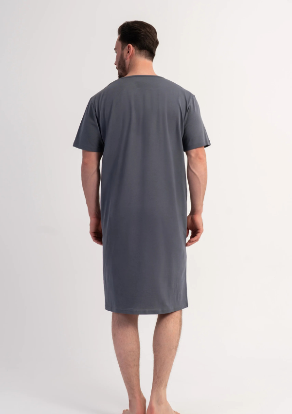 Koszula męska Vienetta Gray Holiday, Szary, r. 4XL - 5XL