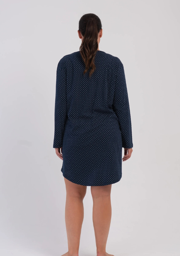 Koszula Nocna Vienetta Midnight Good, Granatowy, r. 1XL-4XL