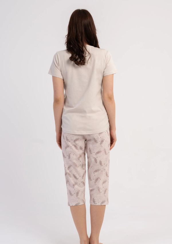 Piżama Damska Vienetta Cream Harmony, Beżowy, r. L-XXL
