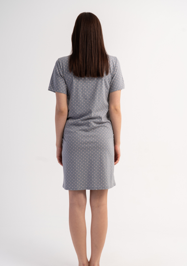 Koszula do Karmienia Vienetta Mommy Dots, Szary, r. S-XXL