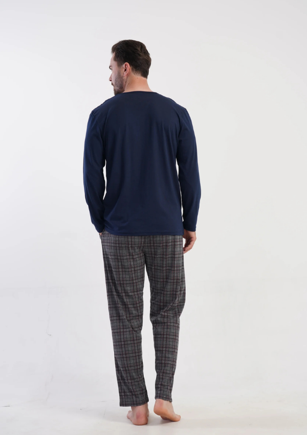 Piżama Męska Vienetta No Limits, Granatowy, r. 5XL-7XL
