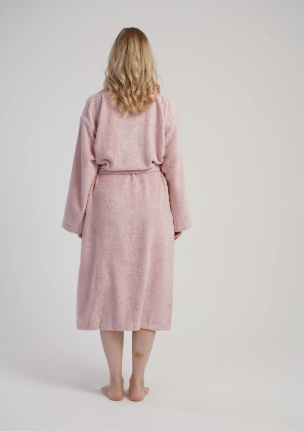 Szlafrok damski Vienetta Soft Comfort, Różowy, r. M-XXL