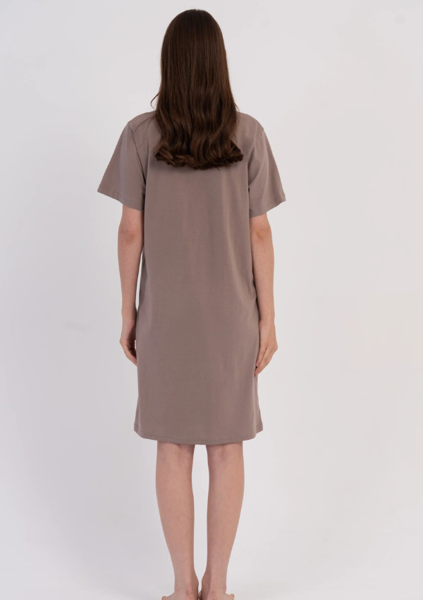 Koszula do Karmienia Vienetta Bloom Maternity, Brązowy, r. M-XXL