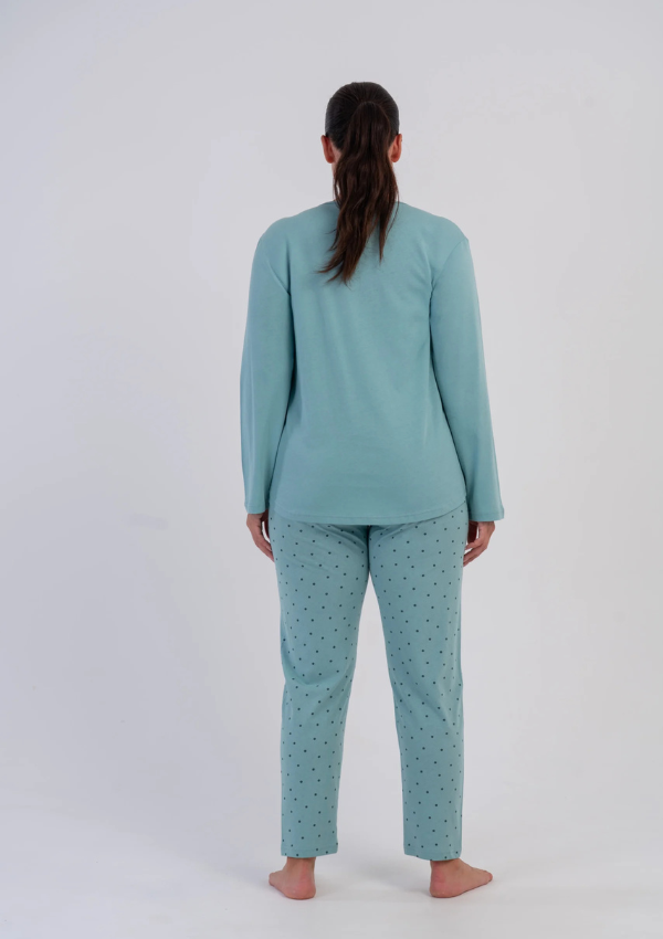 Piżama Damska Vienetta Deep Teal, Zielony r. 1XL-4XL