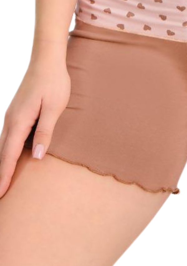 Piżama Damska Pink Caramel Hearts, Różowy, M -2XL