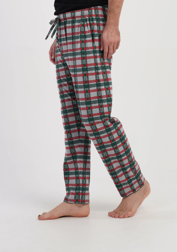 Spodnie męskie Vienetta Gray Check, Szary, r. M-XXL