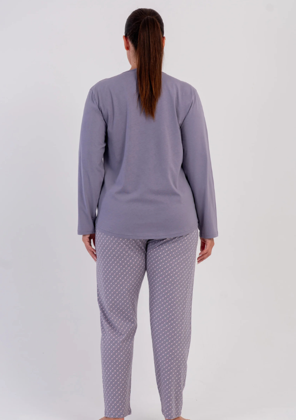 Piżama Damska Vienetta Blush Crown, Lawendowy r. 1XL-4XL