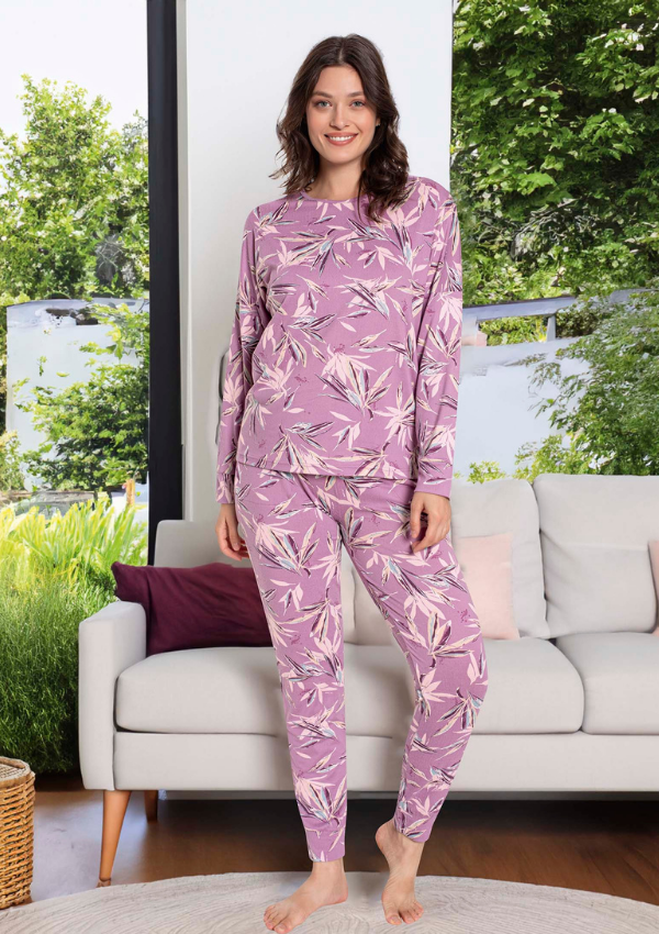 Piżama Damska Lavender Mood, Fioletowy, r. M-XXL