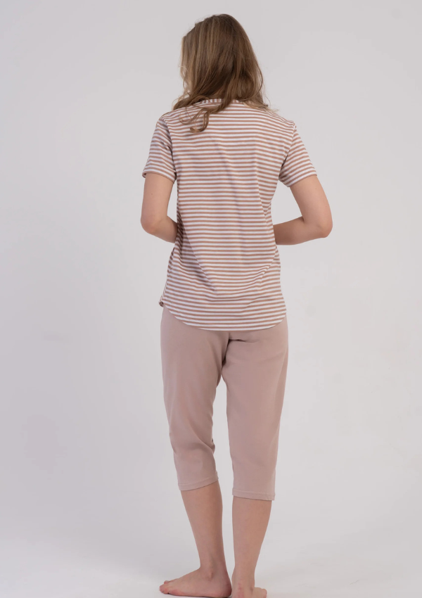 Piżama Damska Vienetta Soft Horizon, Beżowy, r. L-XXL