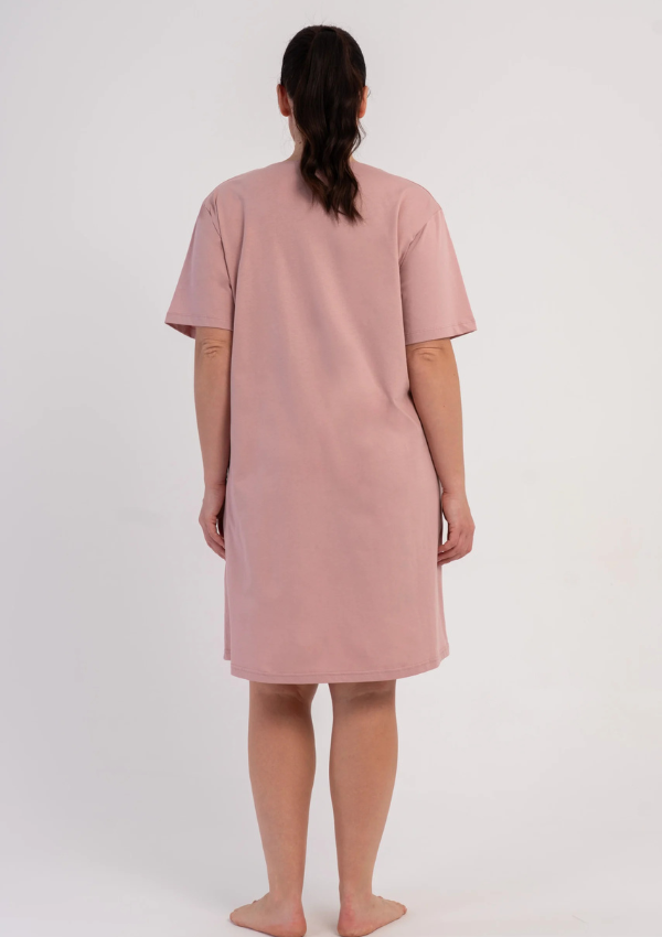 Koszula do Karmienia Vienetta Pink Love, Różowy, r. 1XL-4XL