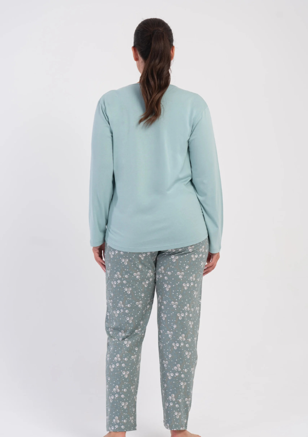 Piżama Damska Vienetta Sage Meadow, Niebieski, r. 1XL-4XL