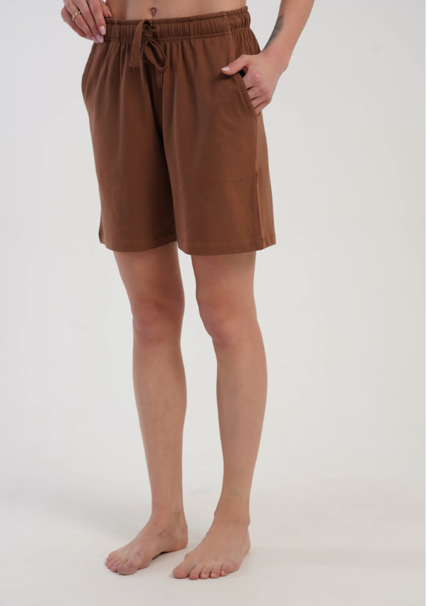 Shorty Damskie Vienetta Brown Shorts, Brązowy, r. S-XL