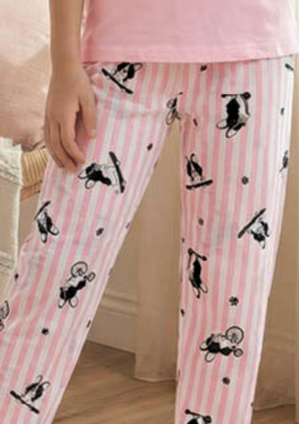 Piżama dziewczęca Bunny Dream, Różowy, r. 128-152
