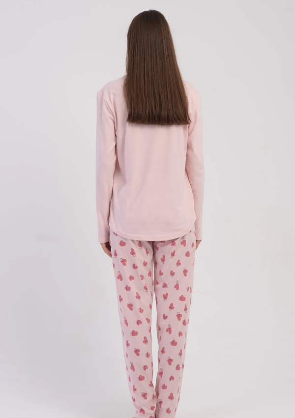 Piżama Damska Blush Heart, Różowy, r. S-XL
