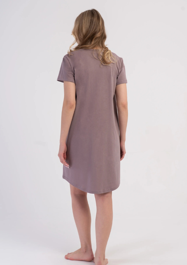 Koszula Nocna Vienetta Blush Flutter, Różowy, r. M-XXL