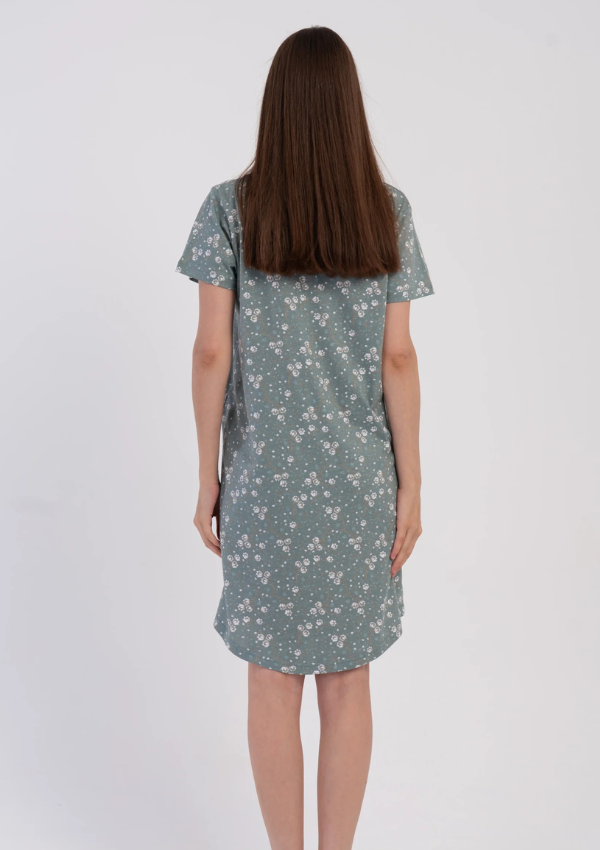 Koszula Nocna Vienetta Sage Blossom, Zielony, r. M-XXL