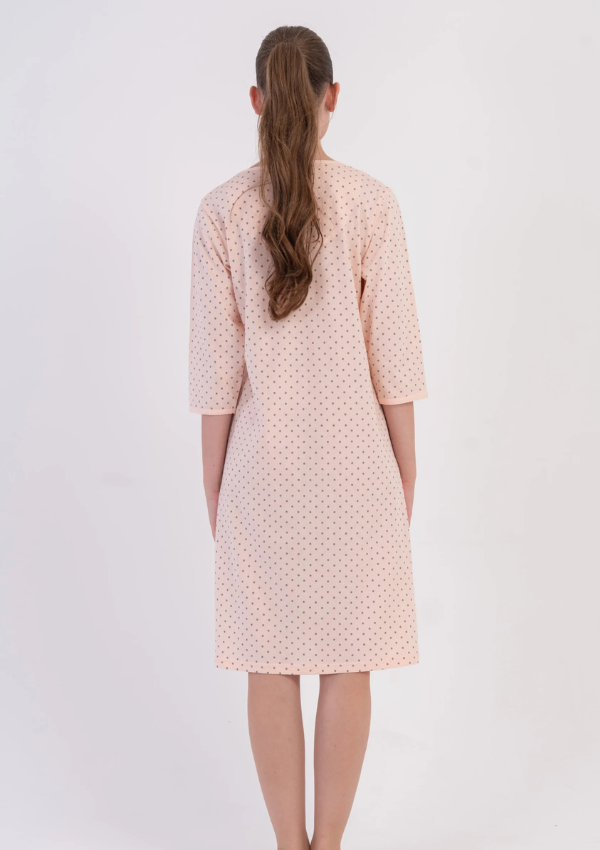 Szlafrok damski Vienetta Pink Pearl, Różowy, r. M-XXL