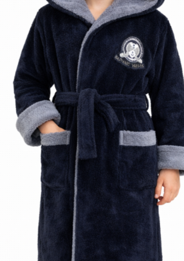 Szlafrok chłopięcy, Navy Cozy Robe, r. 134- 164