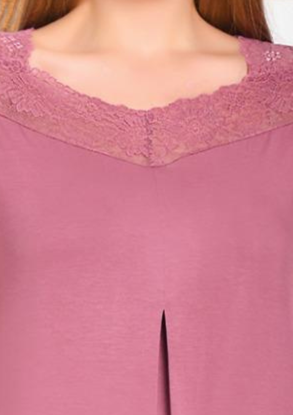 Koszula Nocna Rose Elegance, Różowy, r. 2XL - 5XL