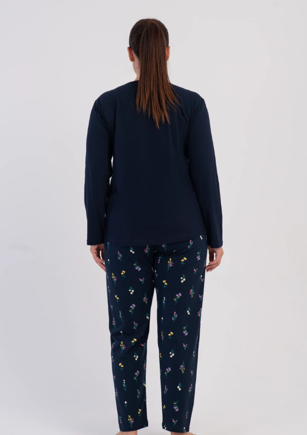 Piżama Damska Vienetta Navy Midnight, Granatowy, r. 1XL-4XL