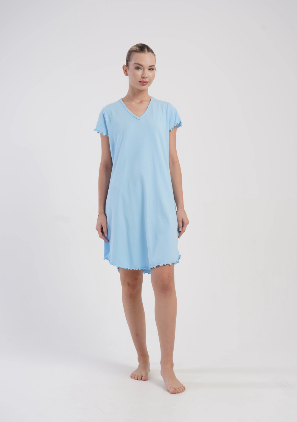 Koszula Nocna Vienetta Classic Dream, Niebieski, r. S-XL