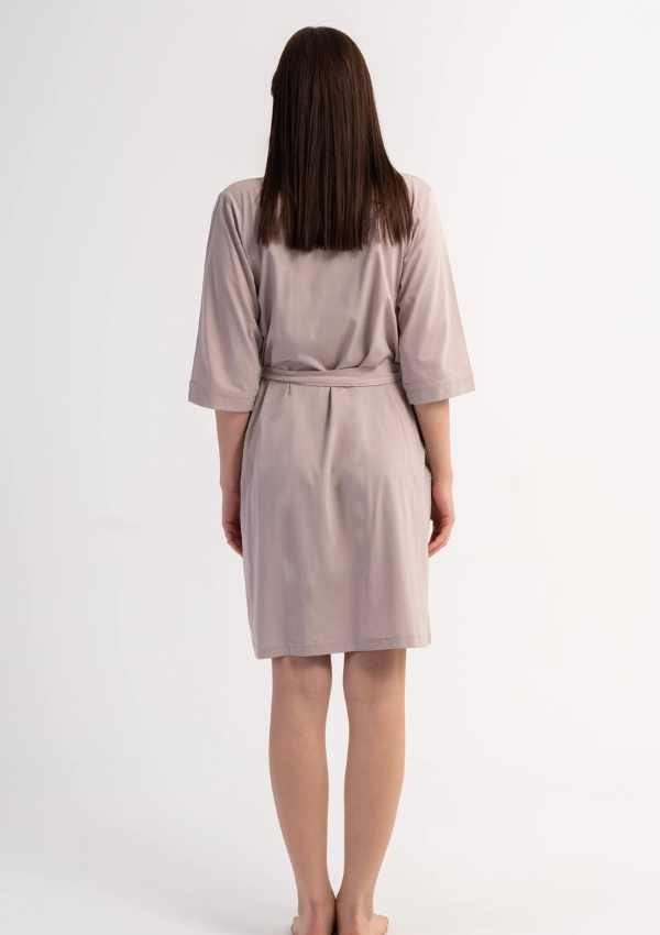 Szlafrok damski Taupe Serenity, beżowy, r. S-XXL