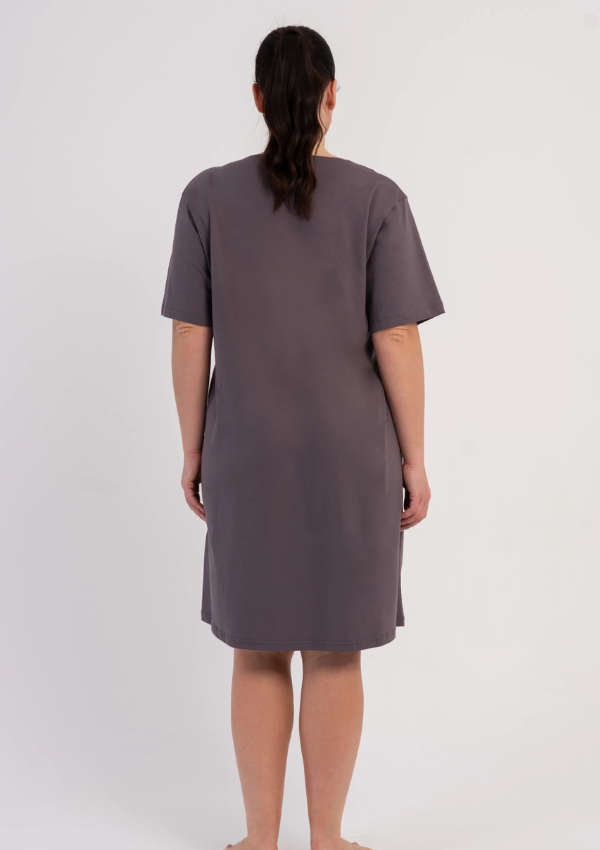 Koszula do Karmienia Vienetta Gray Love, Szary, r. 1XL-4XL