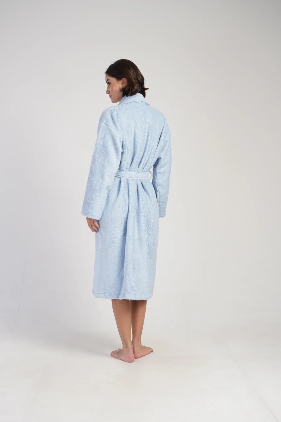 Szlafrok damski Vienetta Blue Night, Niebieski, r. M-XL