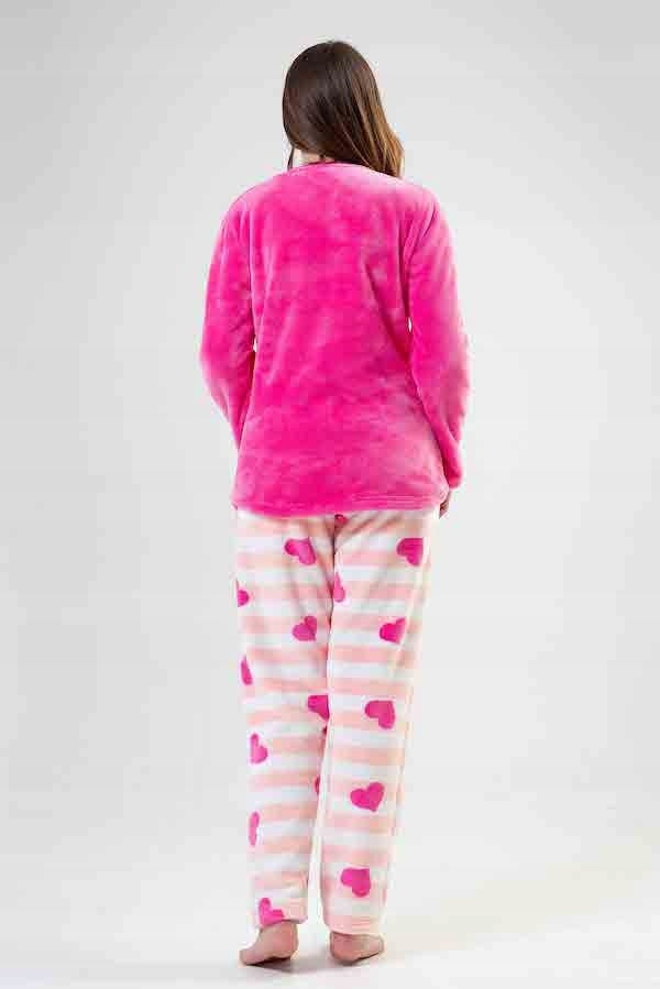 Piżama damska DreamEase, Różowa, S-XL