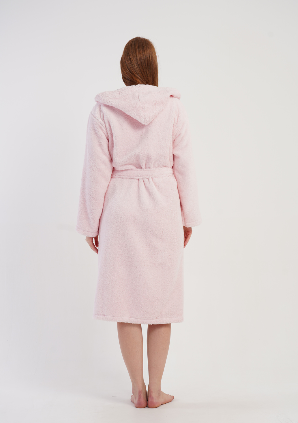 Szlafrok damski Vienetta Pink Dreams, Różowy, r. M-XL