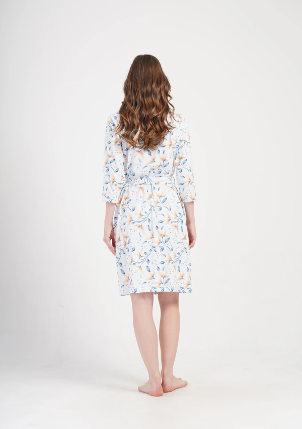 Szlafrok damski Blue Blossom Robe, Niebieski, r. M-XXL