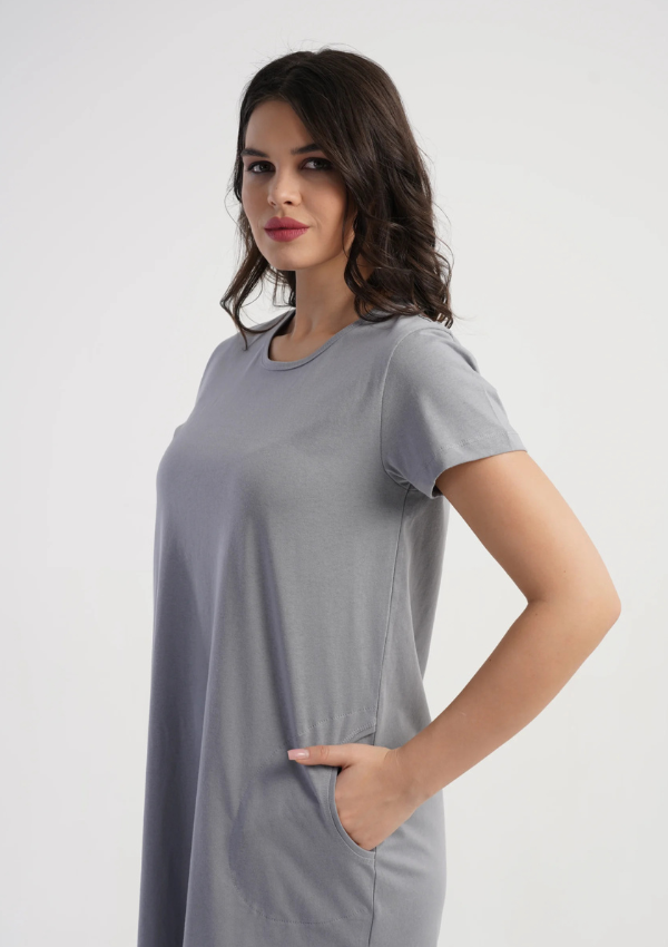 Koszula Nocna Vienetta Grey Ease, Szary, r. L-XXL
