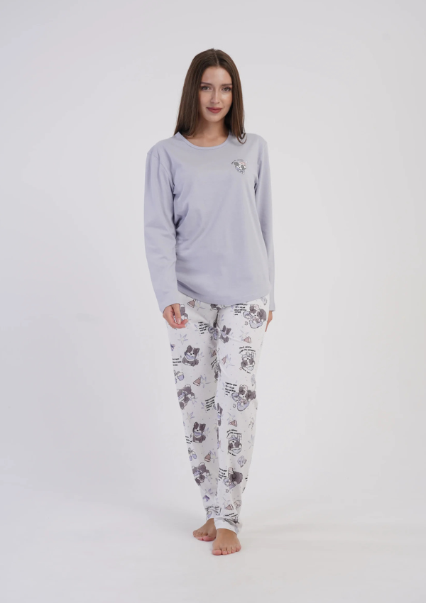 Piżama Damska Vienetta, Fairytale Dreams, Niebieski r. S-XL