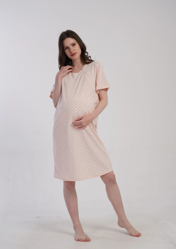 Koszula do Karmienia Vienetta Dots Dream, Różowy, r. S-XXL