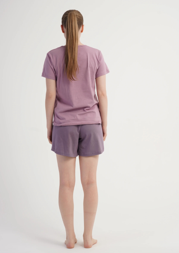 Piżama Damska Vienetta Berry Choco, Różowy, S -XL