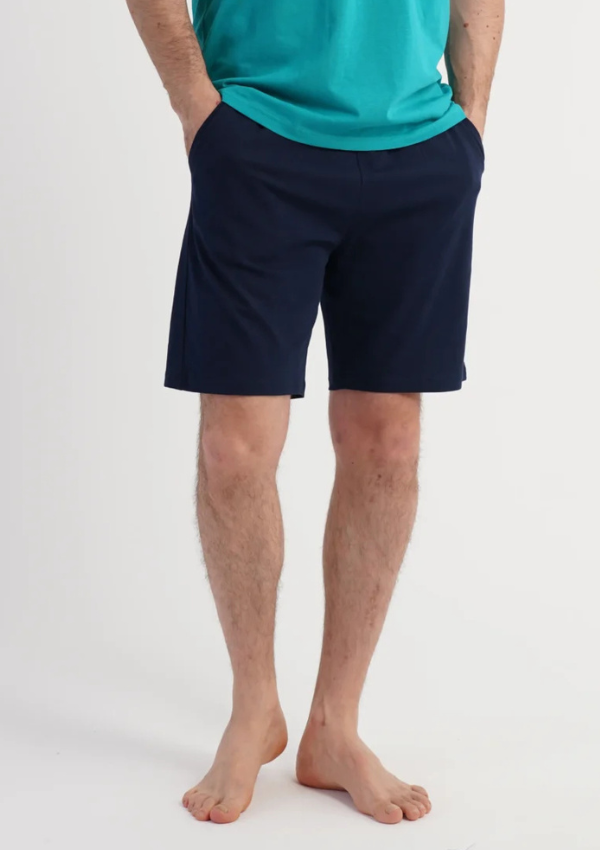 Piżama Męska Vienetta Bear Chill, Turkusowy, r. S-XL