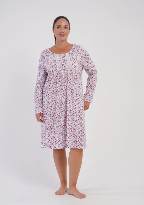 Koszula Nocna Vienetta Blossom Nightdress, Różowy, r. 1XL - 4XL