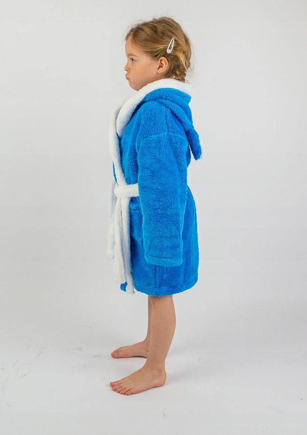 Szlafrok Dziecięcy Honey Bunny Navy, granatowy, r. 110-134 image 3