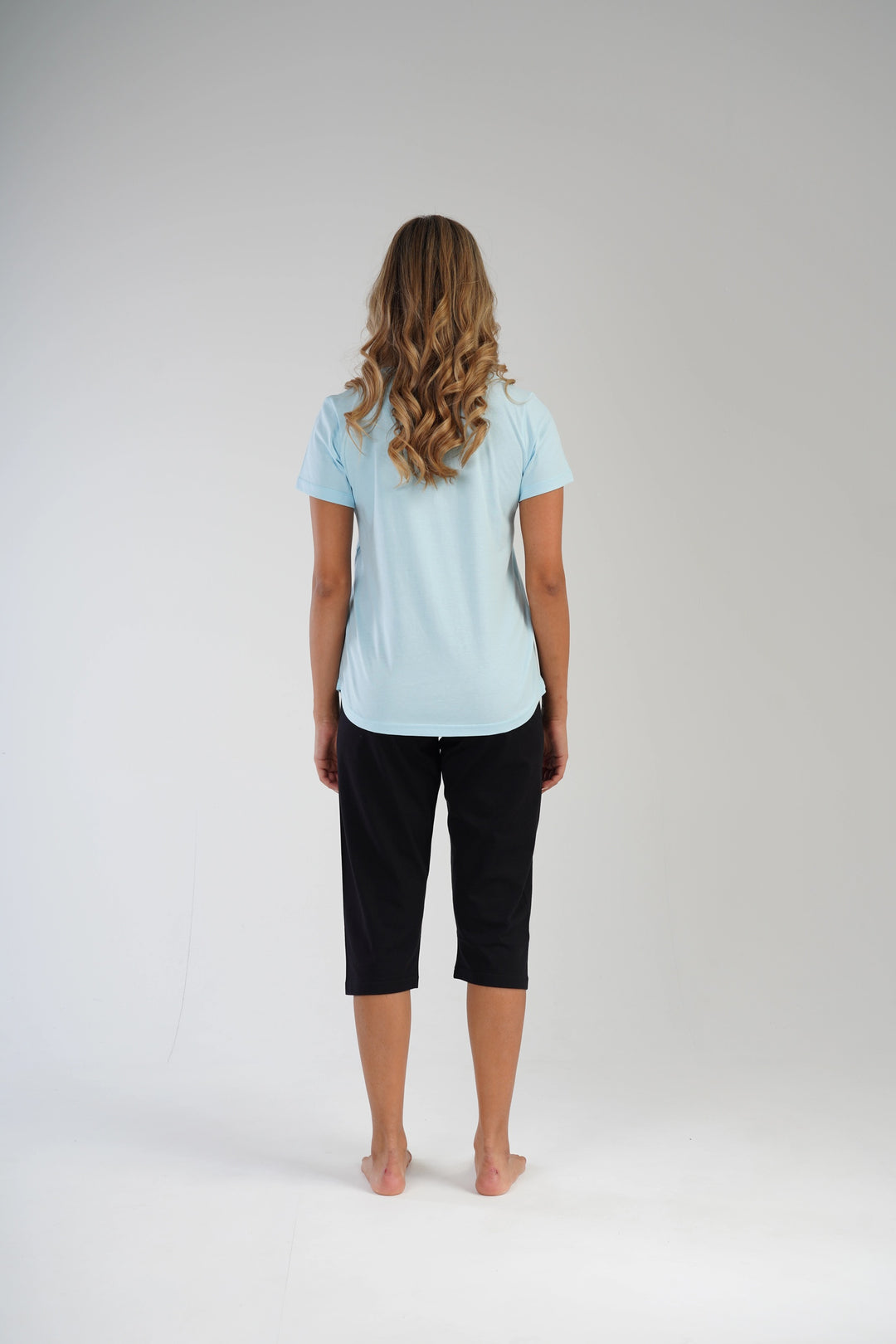 Piżama Damska Vienetta Lovely Panda Blue, niebiesko-czarna, r. M-XXL image 3