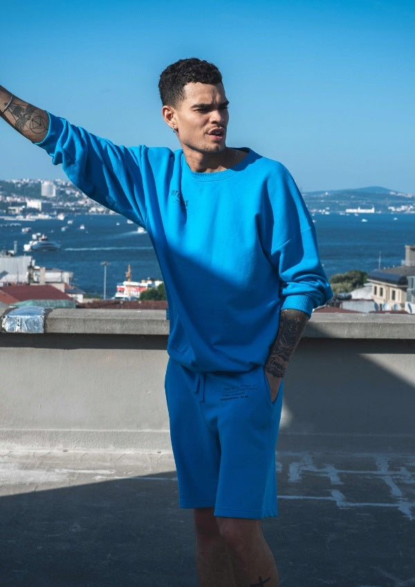 Komplet DRES męski Vienetta, UXIT CE-074X, Niebieski, r. S/M-L/XL