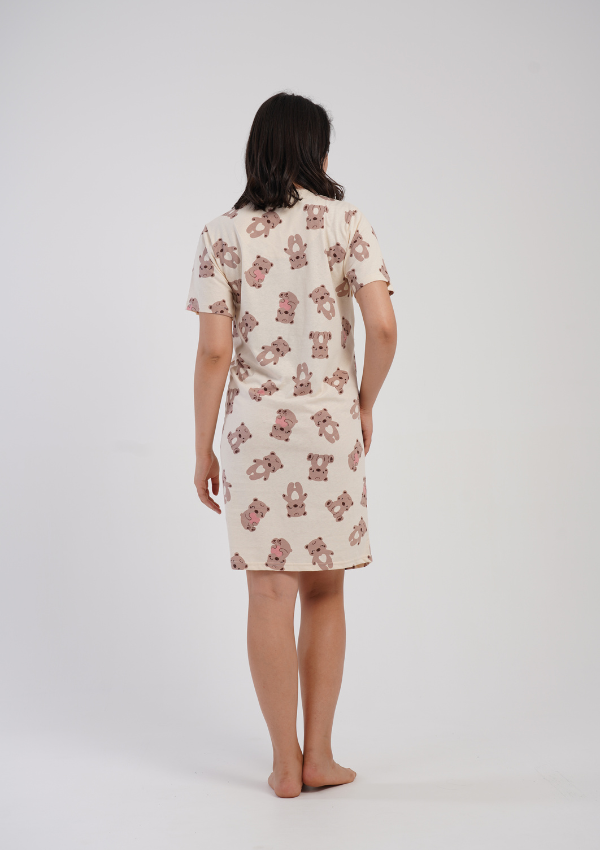 Koszula do Karmienia Vienetta Sweet Dream, Beżowy, r. S-XL