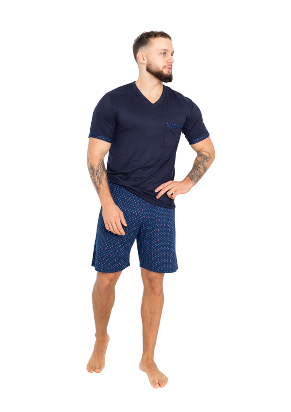 Piżama Męska Night Dreams, Granatowy, r. M-XXXL
