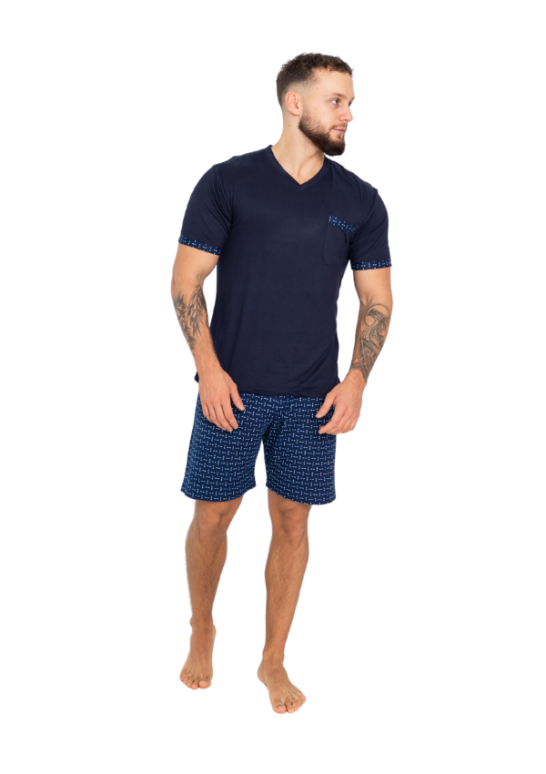 Piżama Męska Dreams, Granatowy, r. M-XXXL