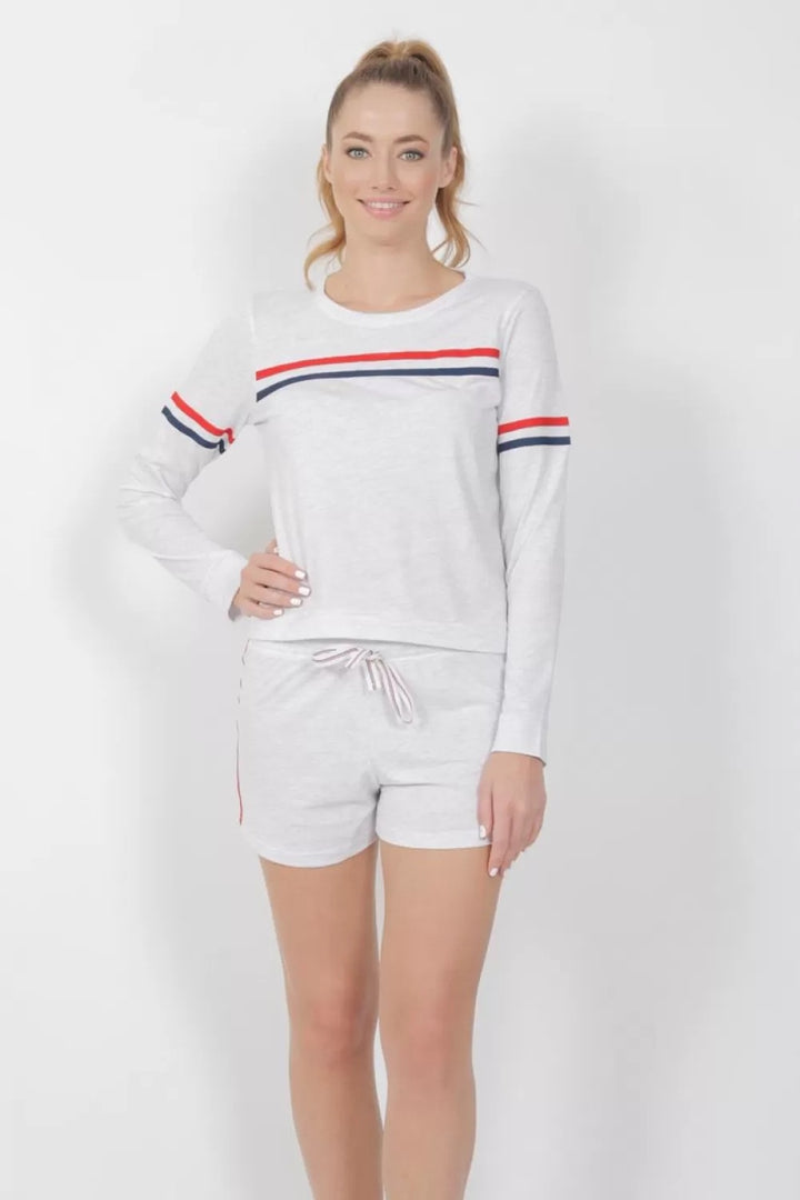 Piżama Damska Vienetta Quiet Cotton, szara, r. S-XL image 0