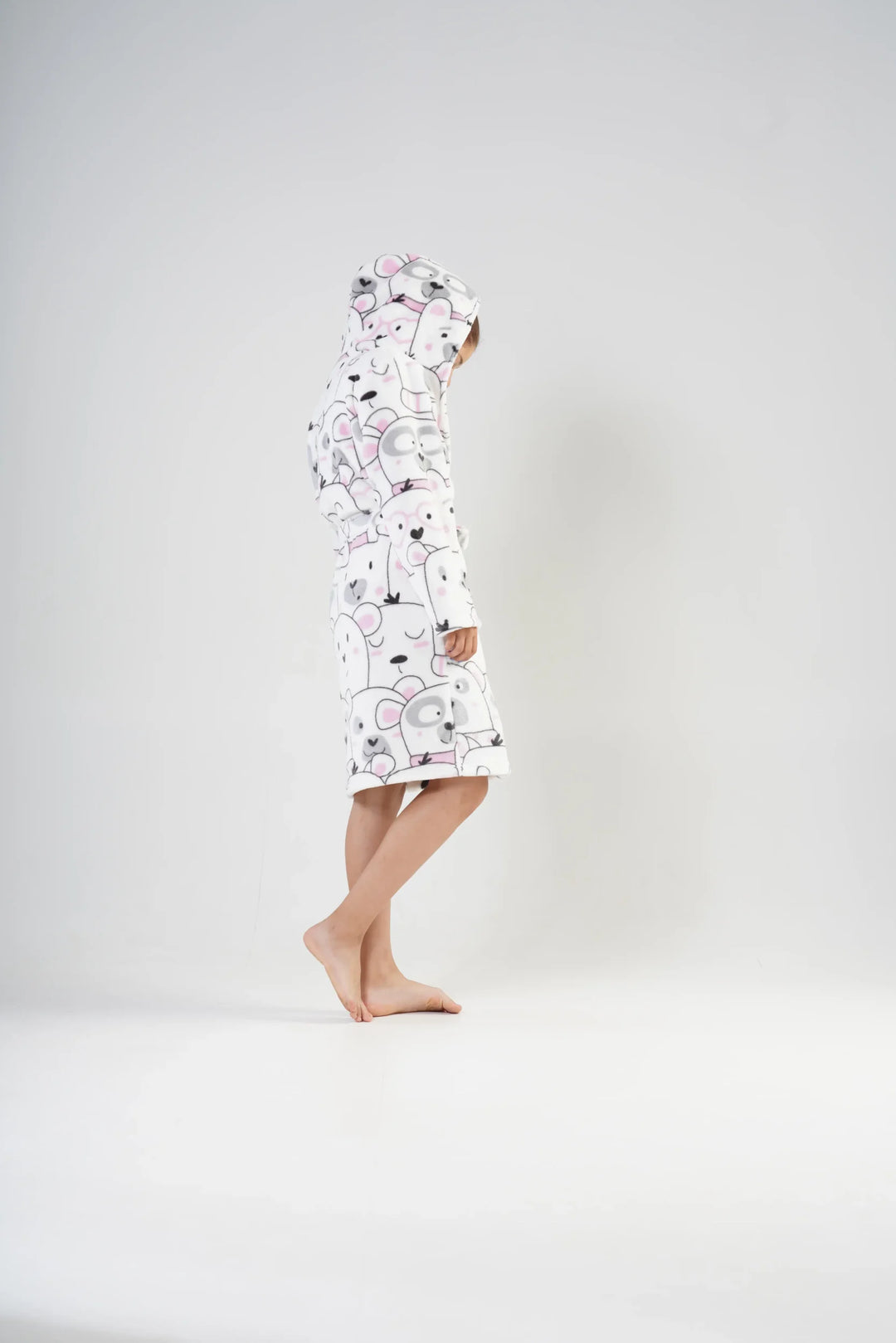 Szlafrok Dziecięcy Vienetta, Bear Robe, Biały, r. 128 - 164 image 5