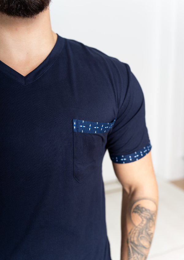 Piżama Męska Dreams, Granatowy, r. M-XXXL