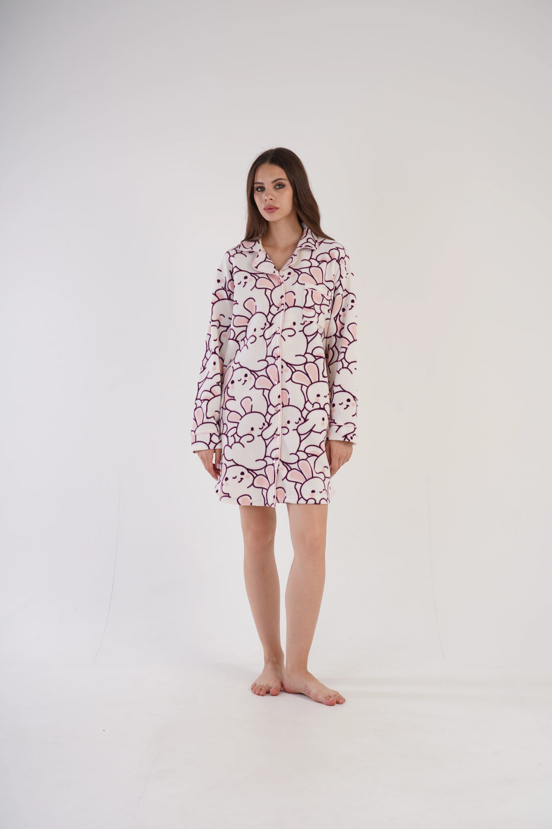 Koszula Nocna polarowa Arctic Angels' , ecru, r. S-XL image 0