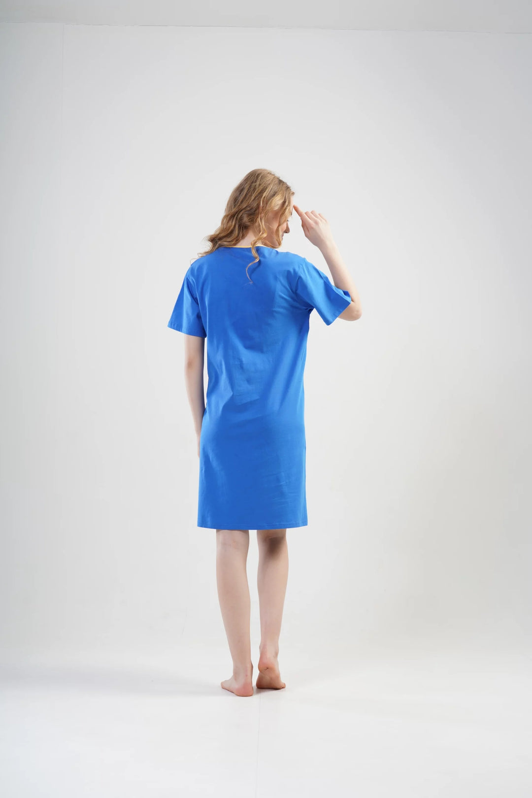 Koszula do Karmienia Vienetta Winter Kitty MAMA, Niebieski, r. 38-44 image 5