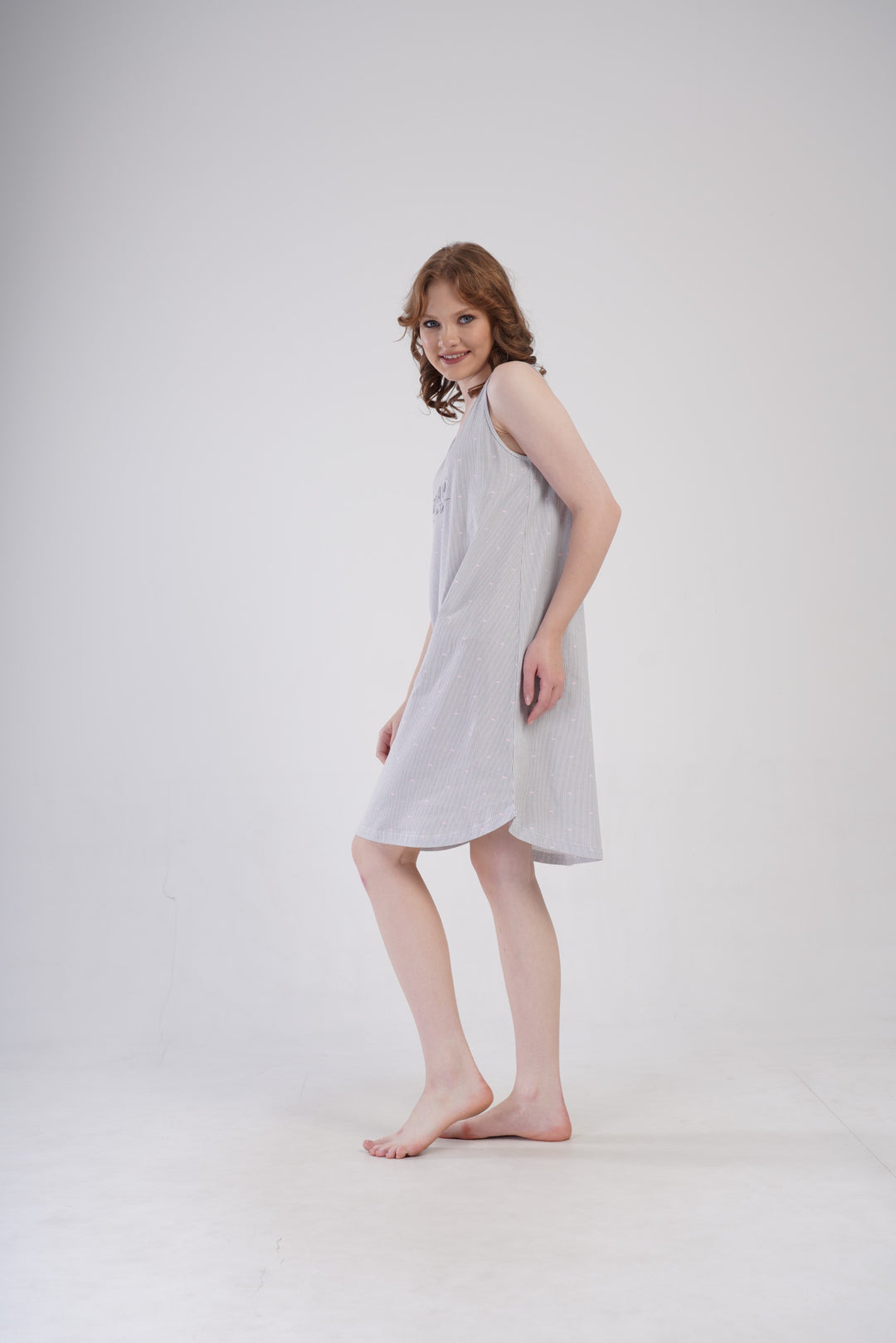 Koszula Nocna Vienetta Dreams, Szary, r. M-XXL